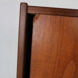 Mid- century modern  teak bookcase, cabinet, 1960 Denmark