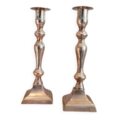 La Redoute x Selency pair of brass candle holders 01