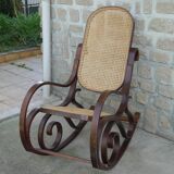 Wooden rocking chair and canning