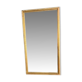 Miroir ancien doré à la feuille glace piquée