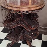 Asian revolving bookcase