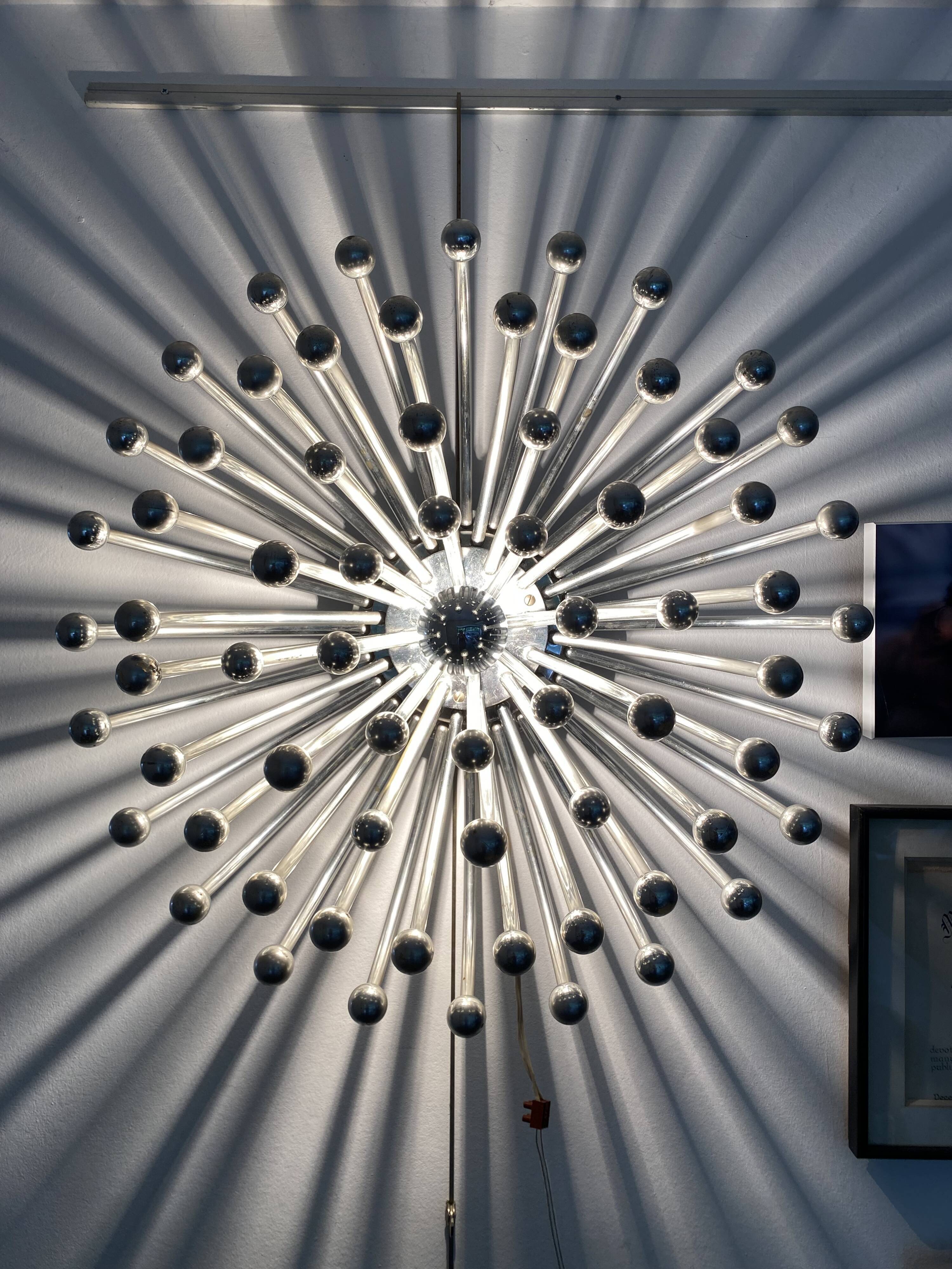 Pistillo wall lamp from the Tetrach studio for Valenti Luce, Italy 1969