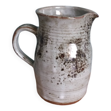 Milk jug signed Atch for Chantal and Thierry Robert, Grès du Loir