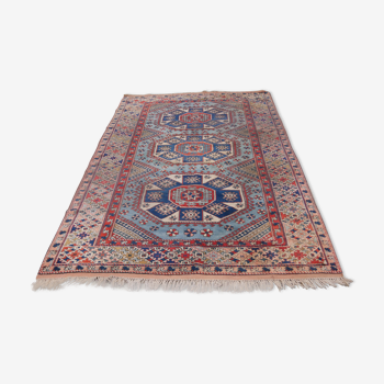 Tapis d'orient fait main turc bergame vintage