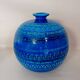 Bitossi "Rimini Blu" Ceramic Ball Vase by Aldo Londi