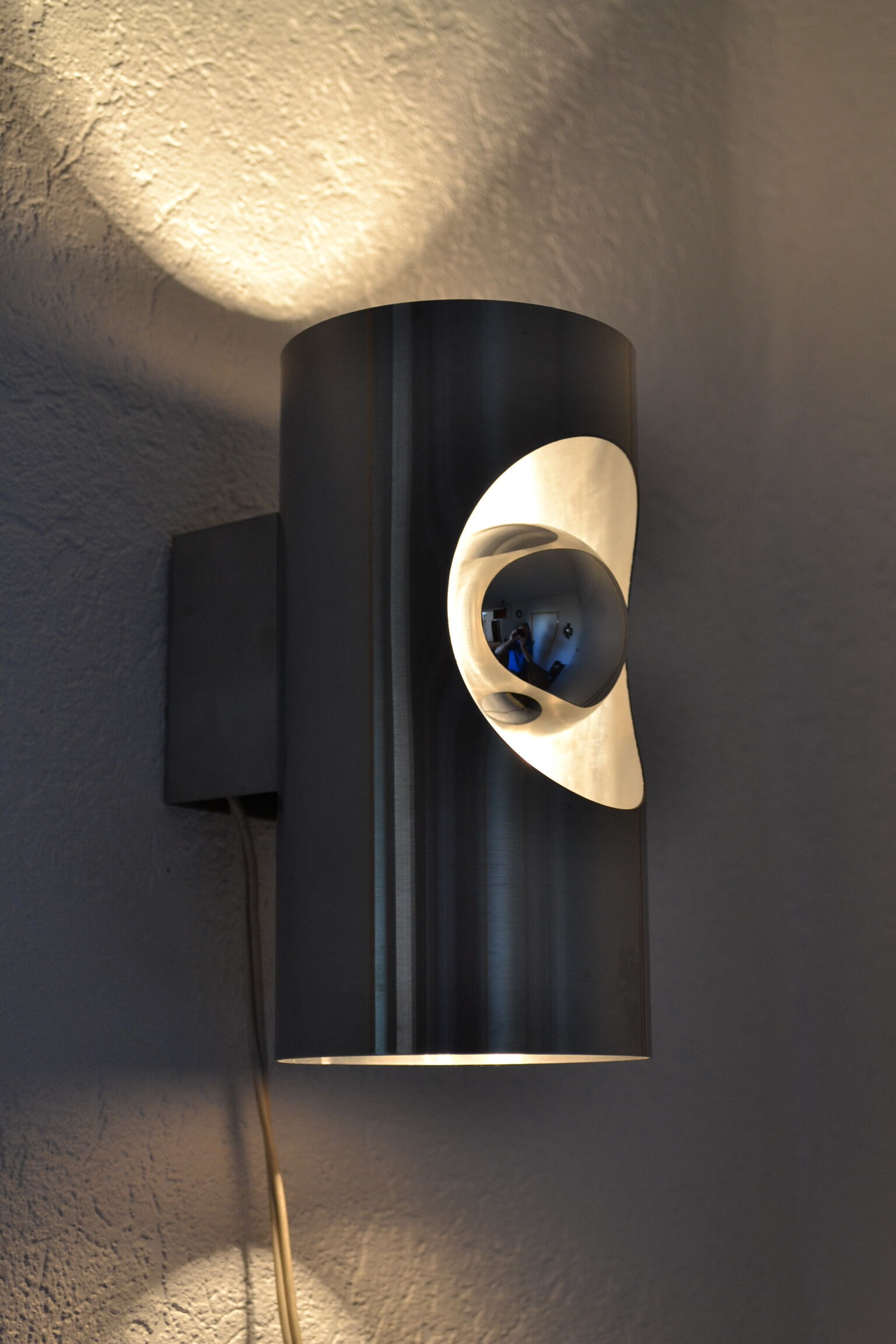 Space age 1970s wall light