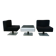 Chaises longues System 350 et table d'appoint par Herbert Hirche pour Mauser, 1974, ensemble de 3
