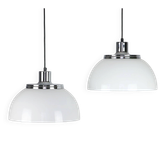 Set of 2 Vintage Faro lamps by Luigi Massoni from Guzzini & Meblo, 1960s