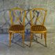2 chaises gyf, bistrot assises bois, 1935