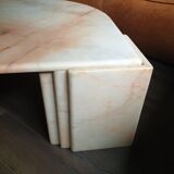 Vintage marble table 80s by Rochebobois