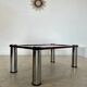 Old coffee table ceramic tile metal leg design from the 70s vintage