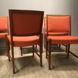 Un ensemble de six chaises danoises