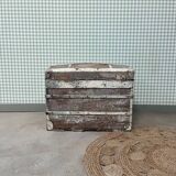 White patinated trunk