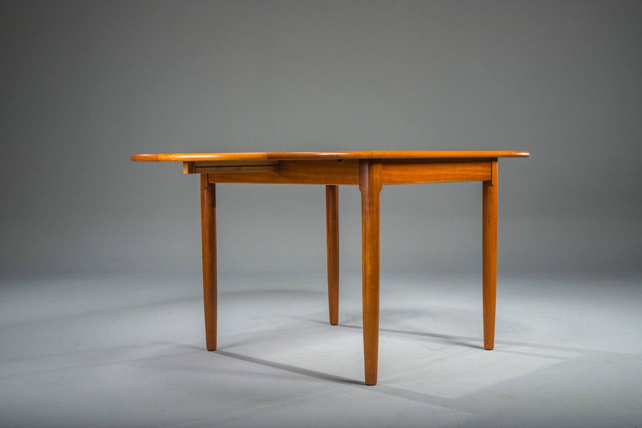 Table pliante danoise en teck moderne du milieu du siècle, années 1960