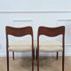 2 vintage chairs by Niels Otto Moller