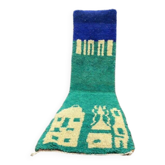 Handmade hallway rug 300cm x 70cm