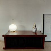 Buffet, meuble TV en bois Roche Bobois, style japandi