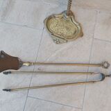 Bronze fireplace servant