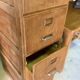 Renovated antique notary's binder