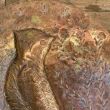 Copper mold used as decoration