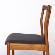 Set of 4 Teak Dining Chairs by Dyrlund, 1960s Danish Mid-Century Modern