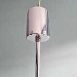 Chromed metal chandelier, design Gaetano Sciolari, 70s