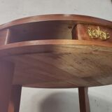 Table art deco en noyer de jules leleu