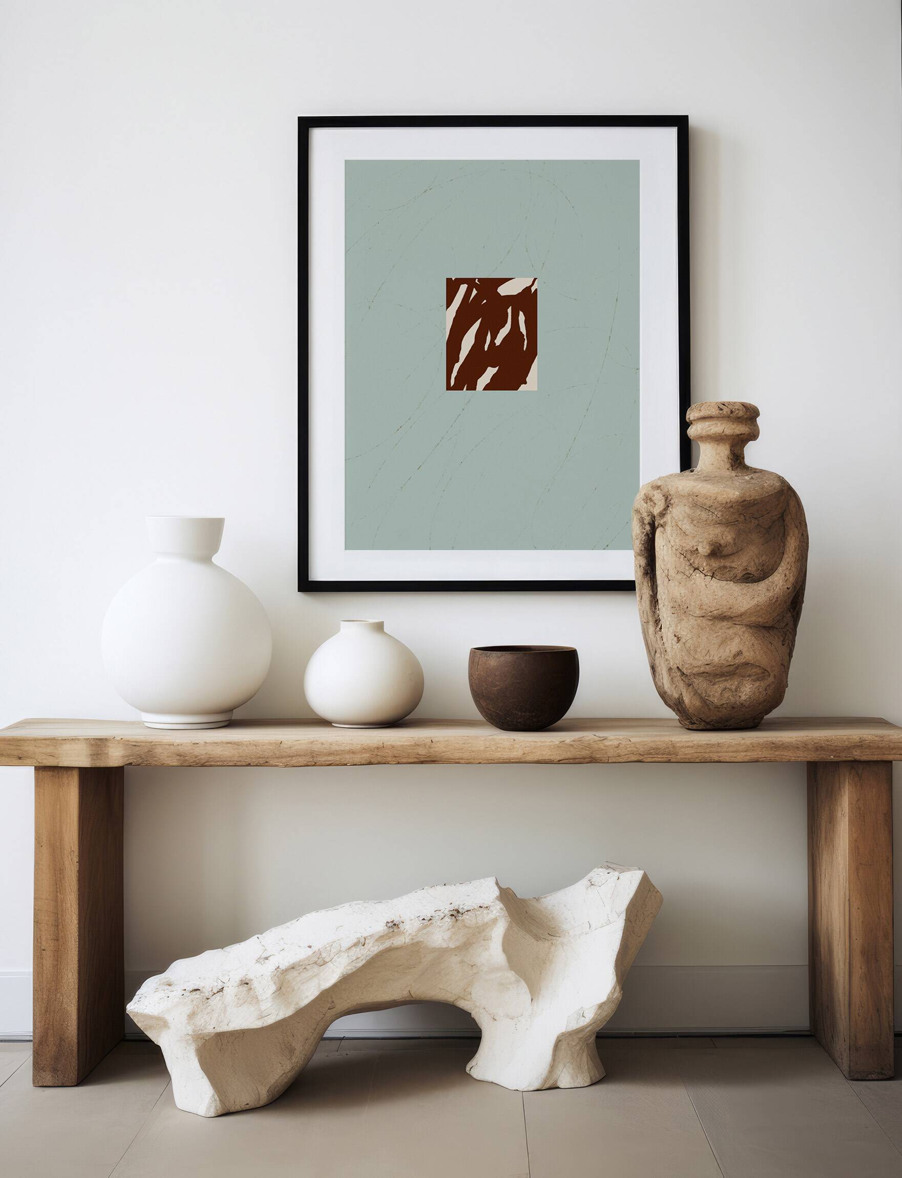 Abstract modern giclee print, 50x70cm