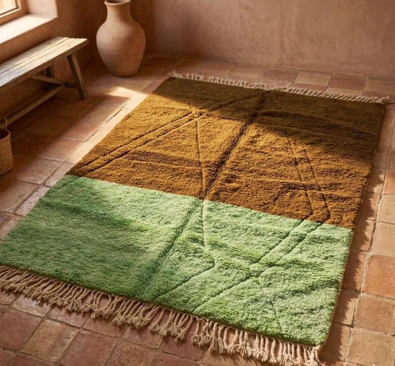 Handmade wool rug 250cm x 150cm