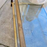 Table basse design en laiton style Jansen - 1970s