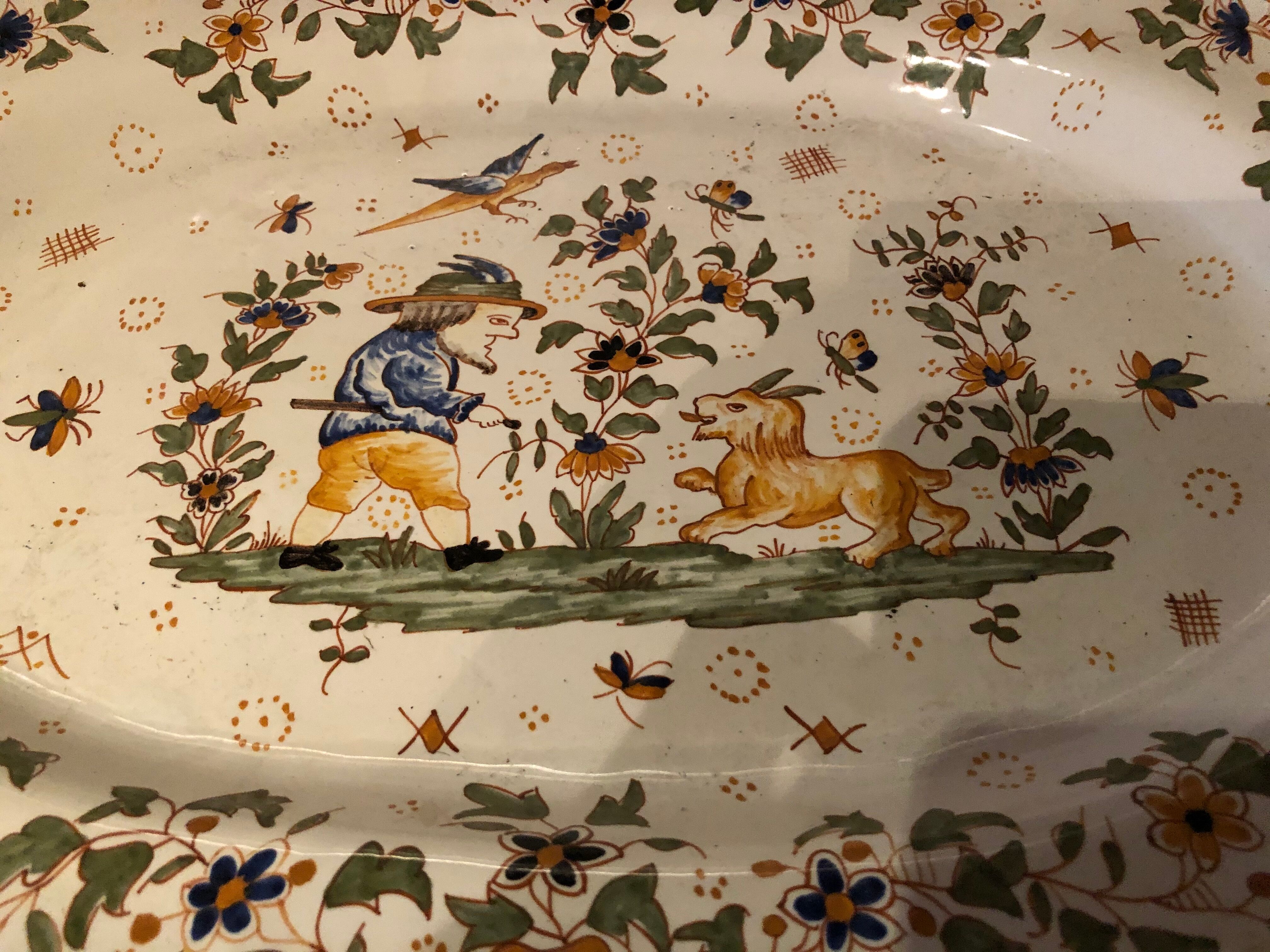 Earthenware tureen from Moustiers