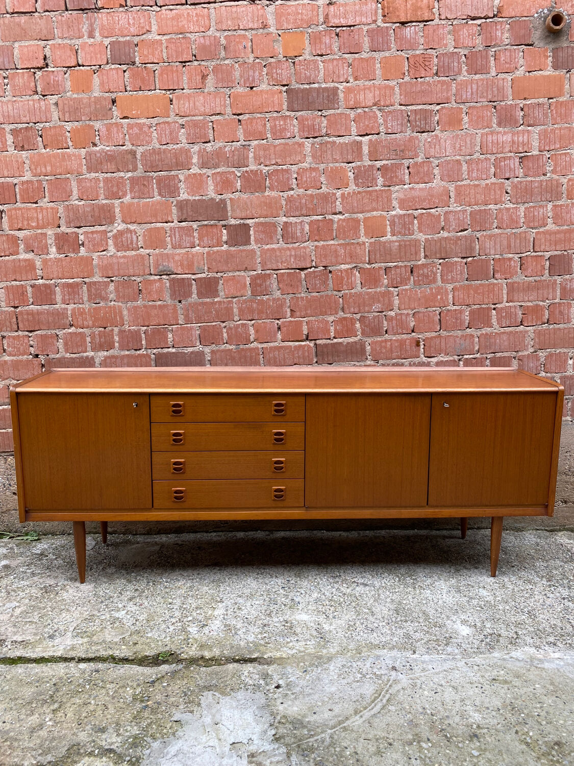 Scandinavian teak sideboard, 1960s
