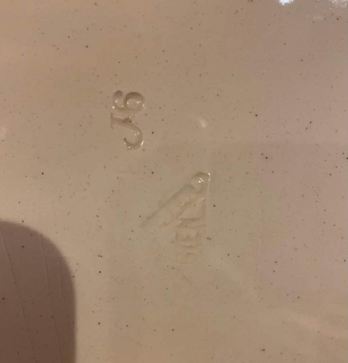 Rectangular dish, Manufacture de Gien, model Carré Bleu