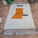 Handmade wool Berber rug 150 X 100 CM