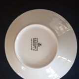 Set of six coffee cups and saucers, Limoges, Goumot Labesse