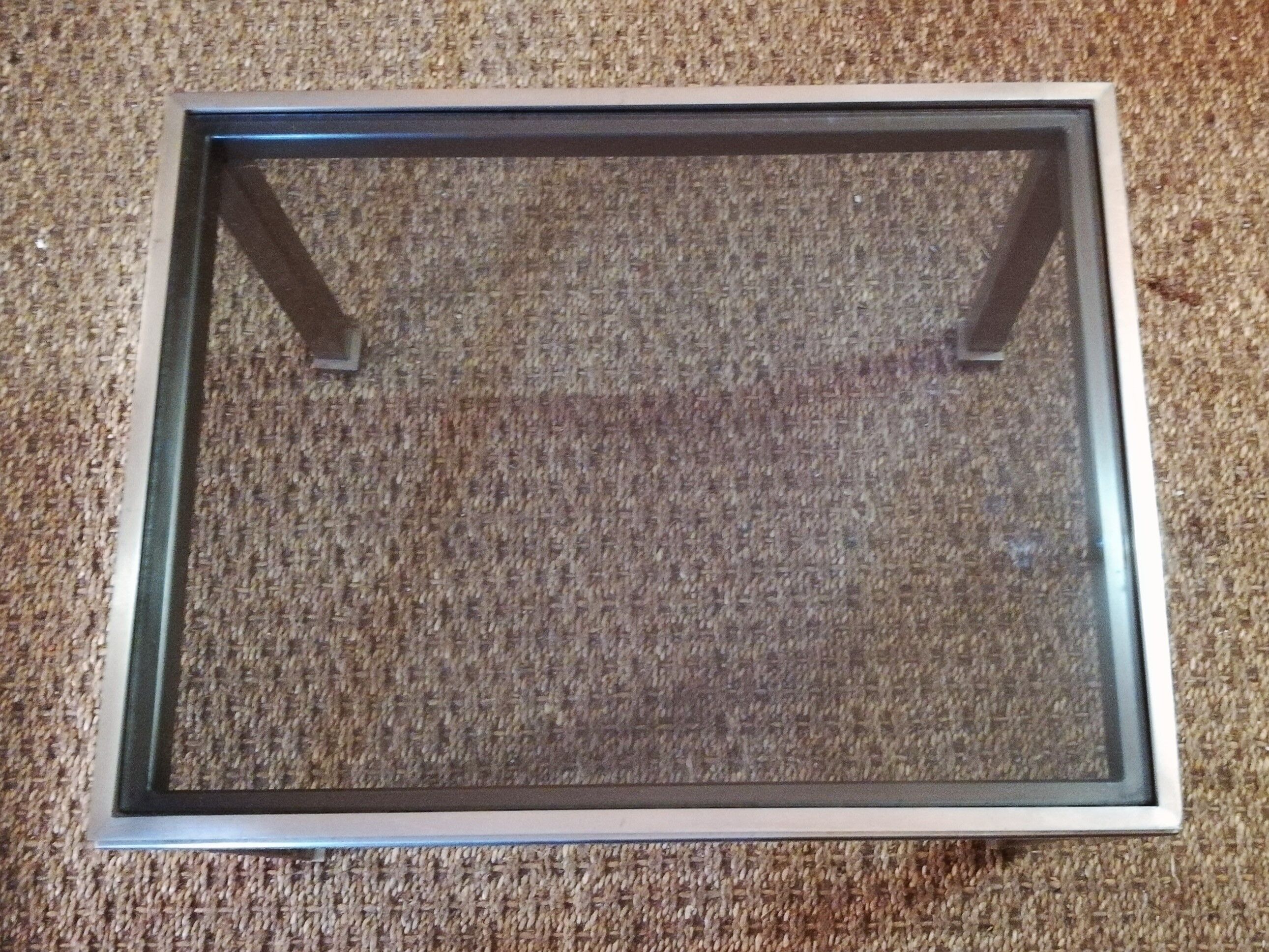 Guy Lefèvre for maison Jansen sofa tip in brushed steel