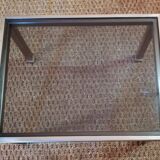 Guy Lefèvre for maison Jansen sofa tip in brushed steel