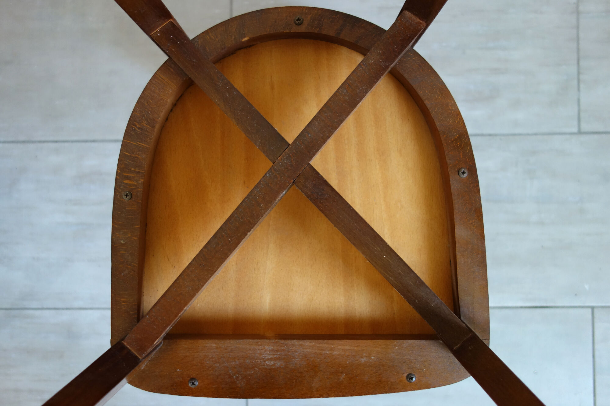 Suite de 4 chaises années 50