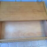 Vintage rattan dresser