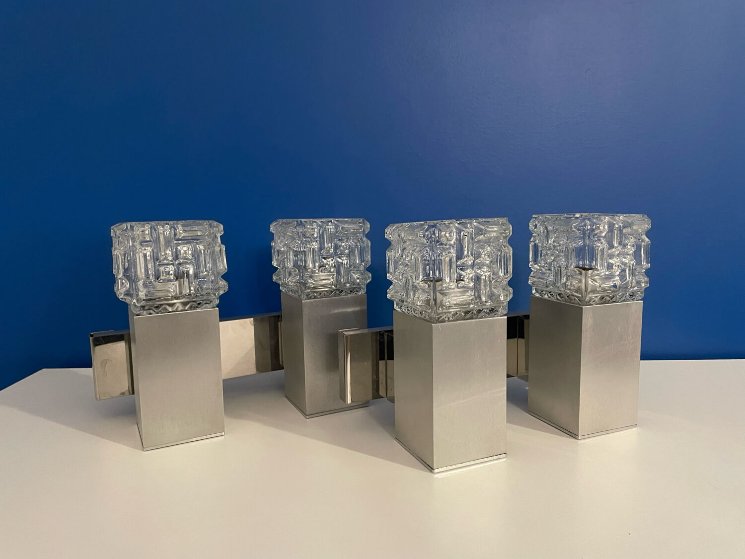 Cubic wall lamps 1970