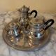 Silver-plated tea and coffee service
