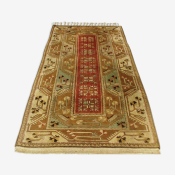 Tapis turc milas XXeme siecle 117x220cm