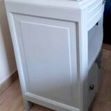 Pair of bedside tables Art Deco 1940s
