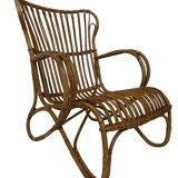 Ensemble de deux chaises en rotin modèle Belse 8 par Dirk van Sliedregt Rohe Noordwolde 1960