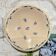 Small vintage porcelain dish K&G Luneville "Flore" 1950s small blue flowers