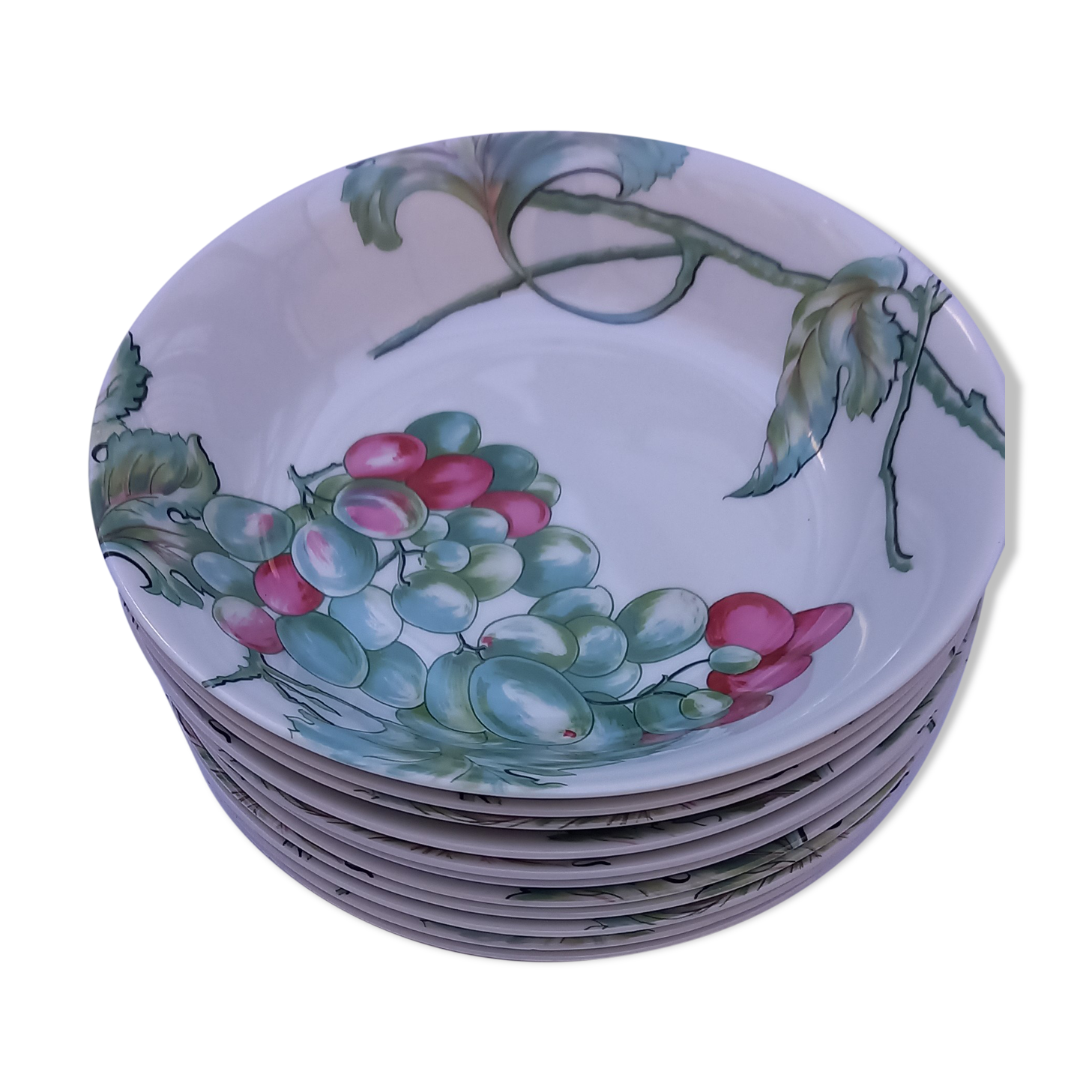 11 porcelain caps from Limoges Philippe Deshoulières