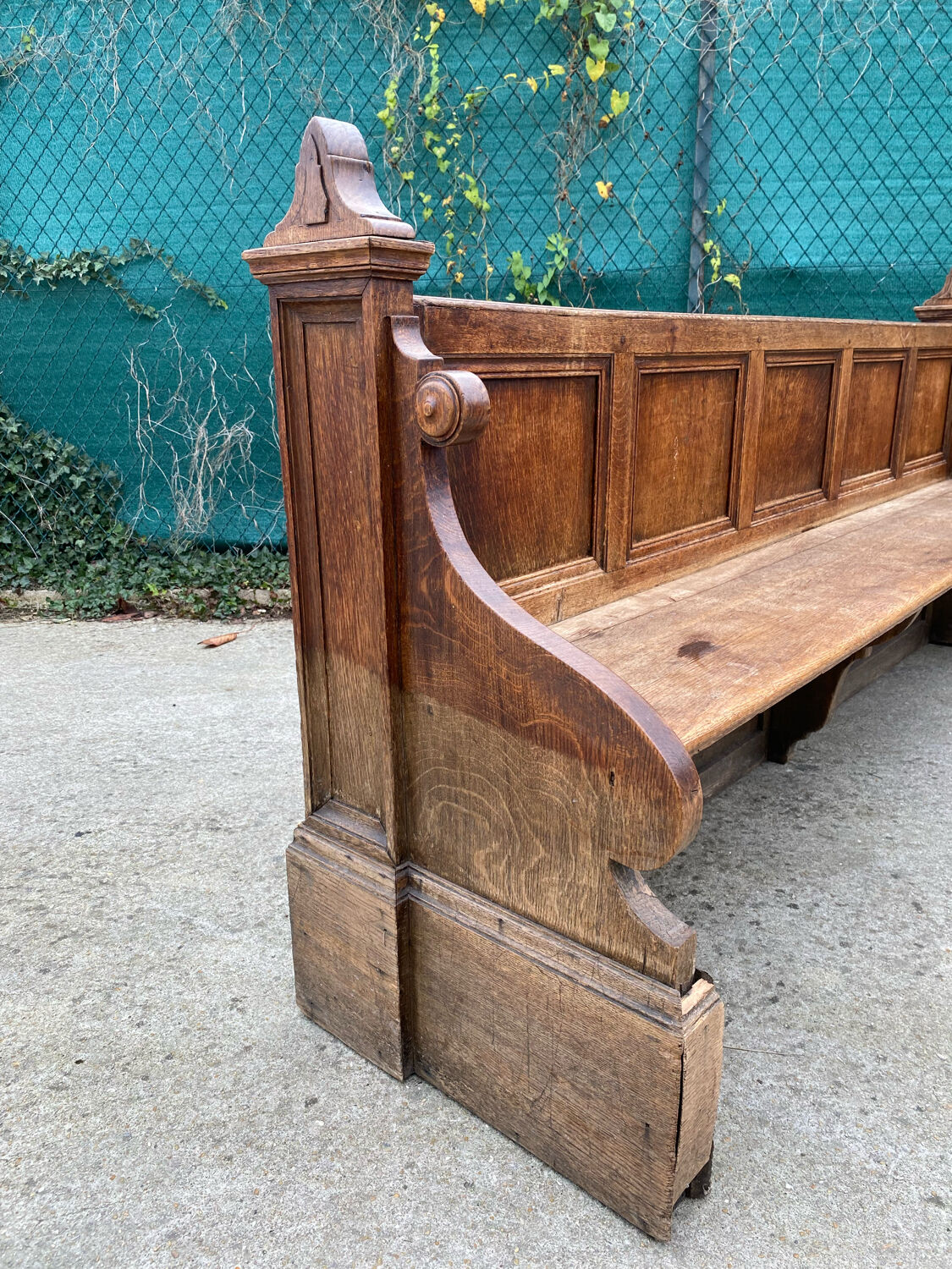 Old church pew