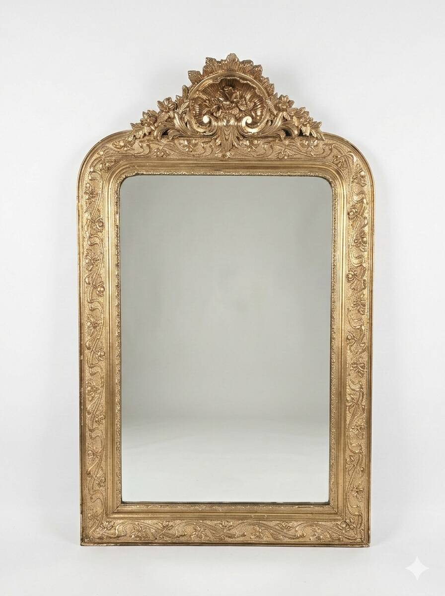 Napoleon III gilded mirror