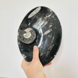 Empty carved stone pocket