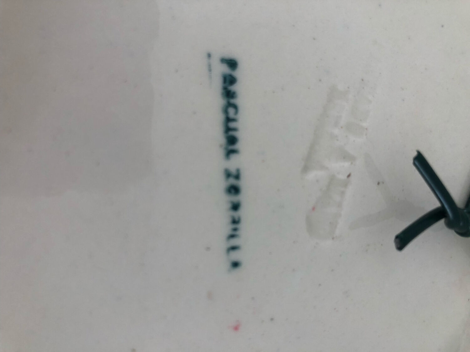 Decorative ceramic plate Pascual Zorrilla